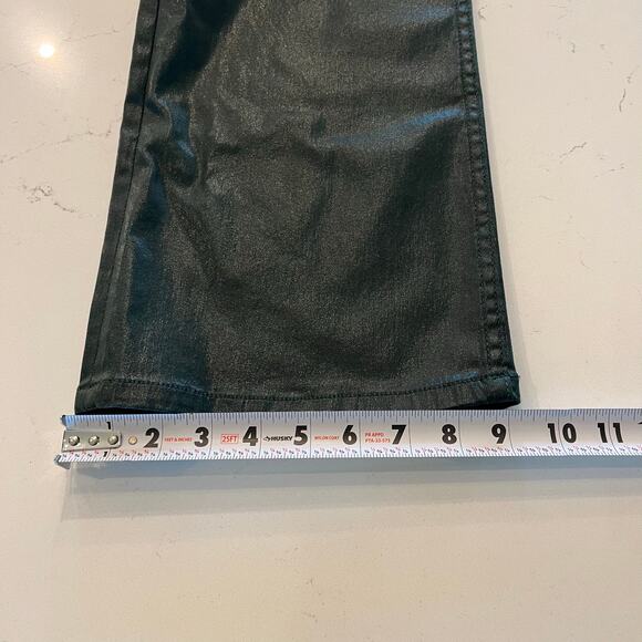 Rag & Bone Casey High Rise Ankle Flare Jeans in Coated Pine Grove Size 30 - Picture 11 of 11